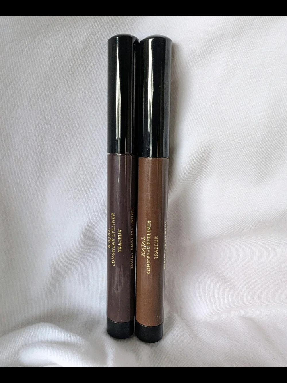Kajal Eyeliner Duo Smoky Amethyst Kohl & Dark Brown Kohl Laura Geller